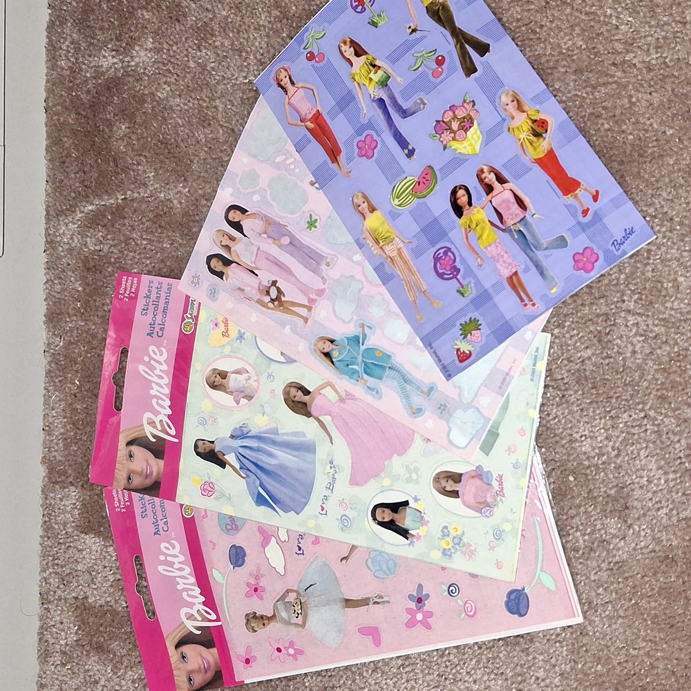 Sandylion Barbie stickers